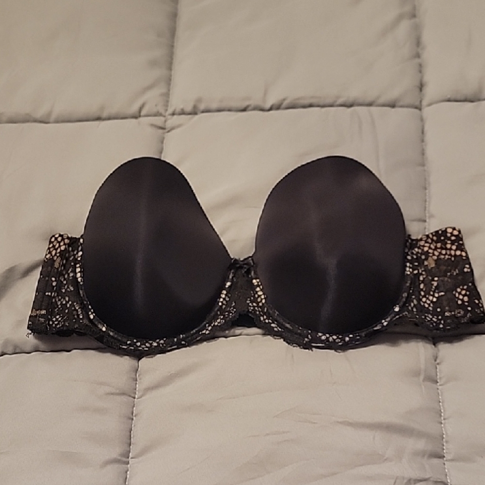 Adore Me Black Lace Bra